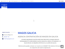 Tablet Screenshot of magosgalicia.com